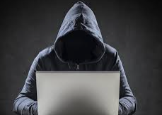 Hacker with laptop